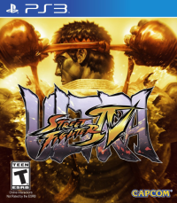 Ultra Street Fighter IV Playstation 3 US box art